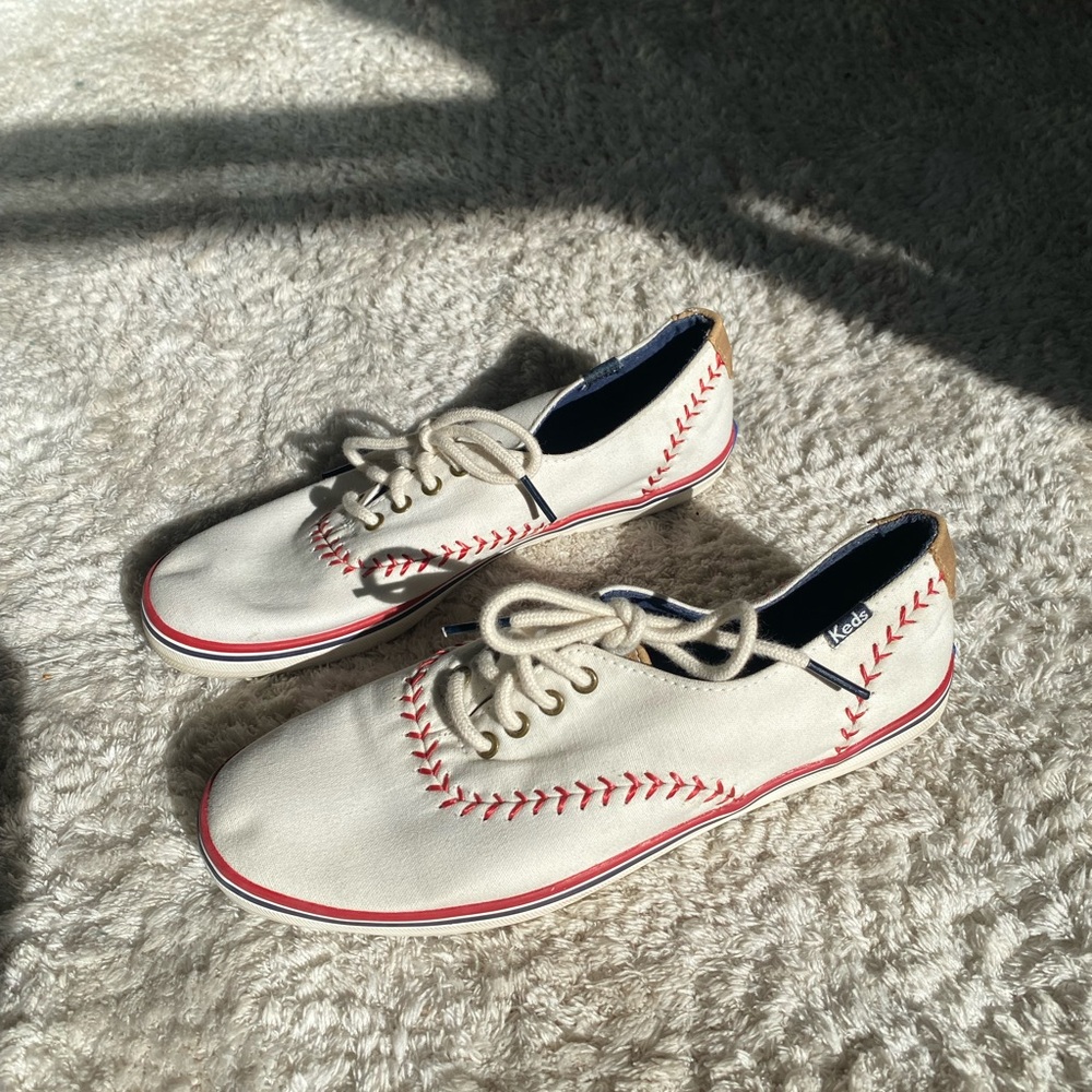 Keds Baseball Stitch Sneakers (NWOT)